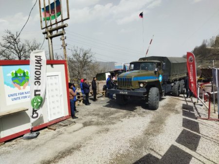 Laçın-Xankəndi yolu: Ötən gün 91 avtomobilin ərazidən sərbəst keçidi təmin edilib